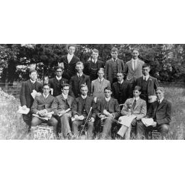 Graduation group at Canterbury College, School of Agriculture at Lincoln