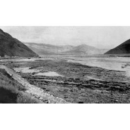 View of the area the Waimakariri Bridge will cross