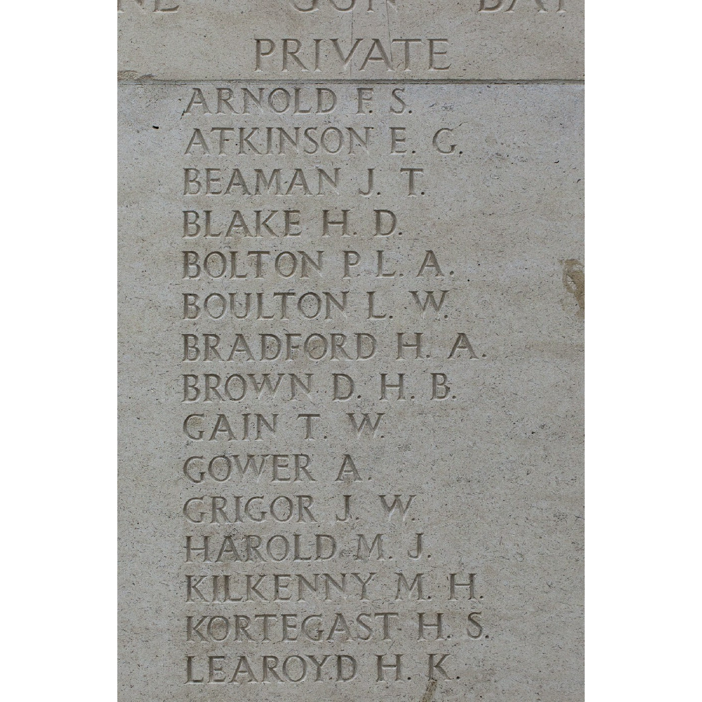 Private Arthur Gower