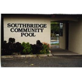 Southbridge Community Pool entrance