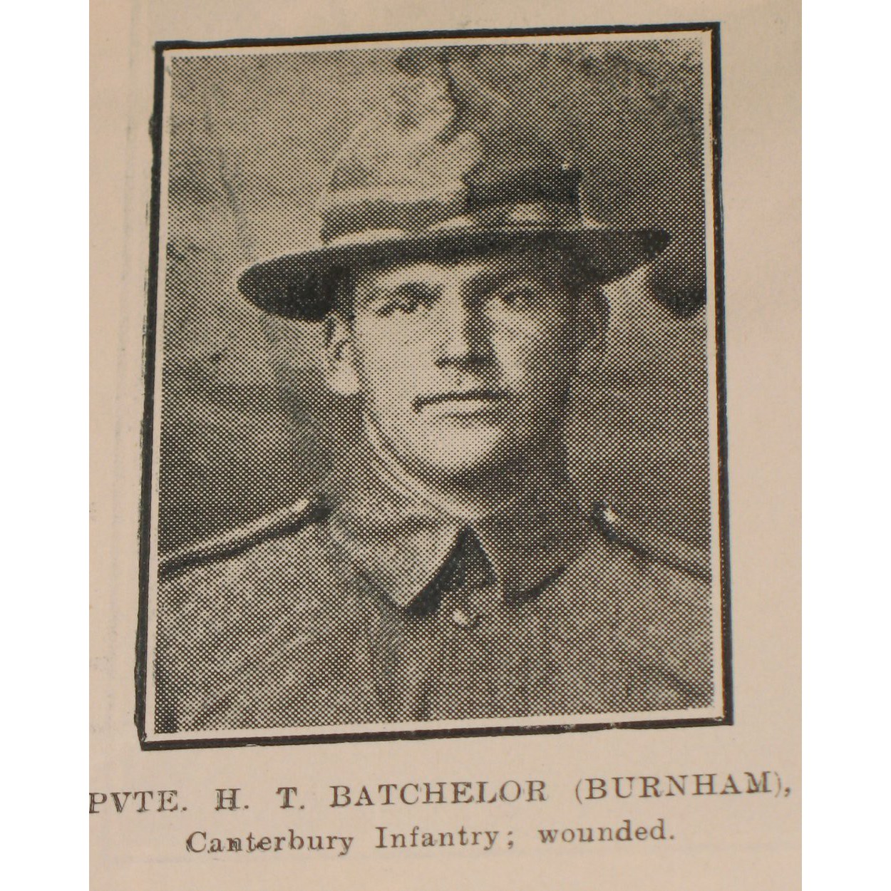 Private Harry Thomas Batchelor