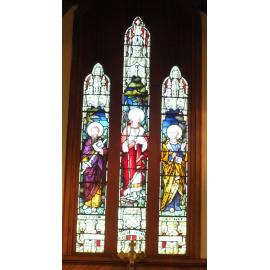 Stained glass window at All Saints Anglican Church, Prebbleton