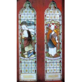 Stained glass window at All Saints Anglican Church, Prebbleton