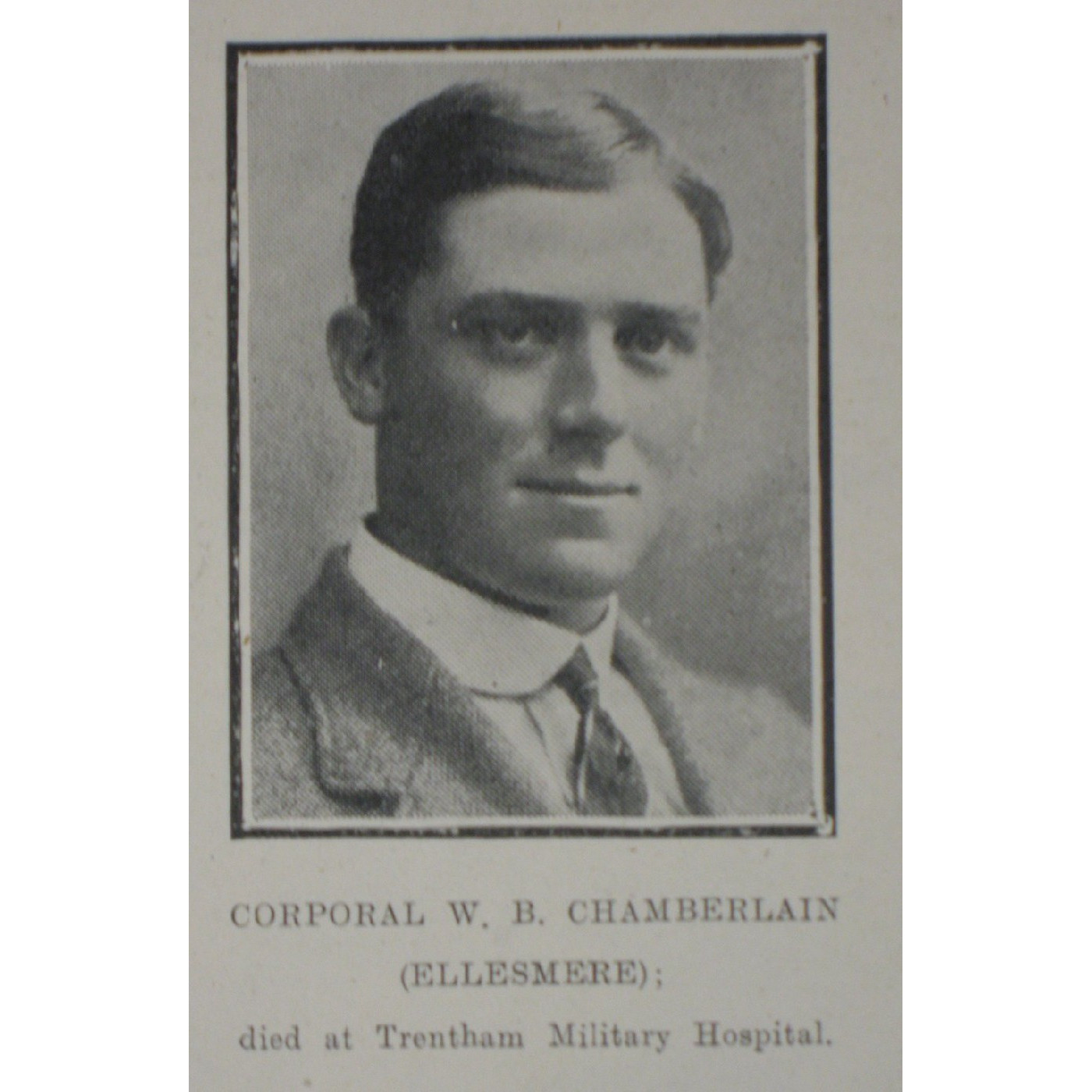 Corporal William Bryce Chamberlain