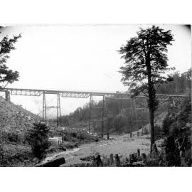 Patterson's Creek viaduct under construction