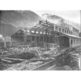 Powerhouse construction at Ōtira  