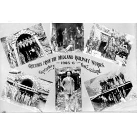 Greeting card from the Midland Railway workers