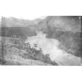 Looking up the Waimakariri from Otarama