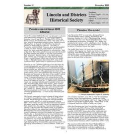 Newsletter / Lincoln & Districts Historical Society, No. 51 (November 2020)