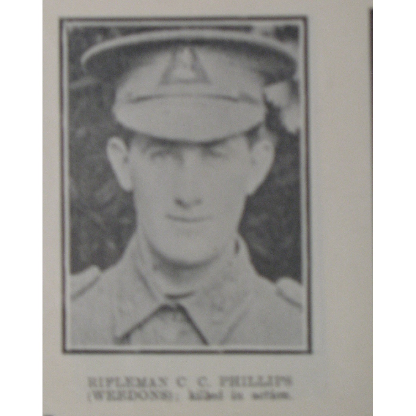 Rifleman Colin Campbell Phillips