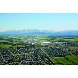 Aerial view of Rolleston 