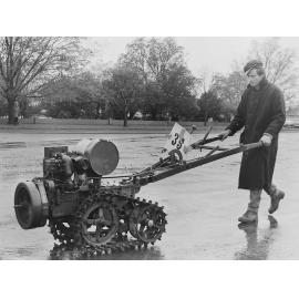 Rotary hoe in Leeston procession 