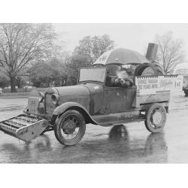 Massey Ferguson car in Leeston procession 
