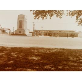 War memorial and Ellesmere County Council building