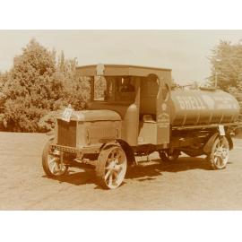 Vintage Shell fuel tanker