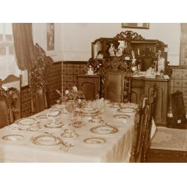 Old-style dining room display