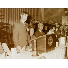 Speech at a Lincoln Rotary function 