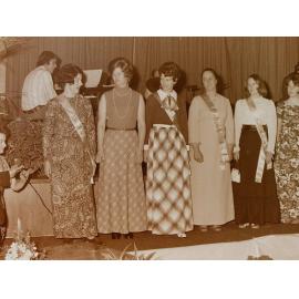 Participants in Mrs Springs-Ellesmere Pageant , 1974