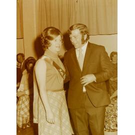 Mrs Springs-Ellesmere 1974 and partner at pageant