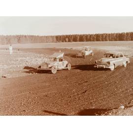 Dirt track car racing