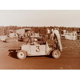 Dirt track car racing