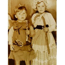 Children at fancy dress party