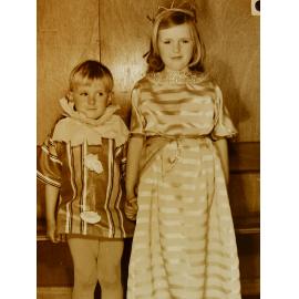 Children at fancy dress party