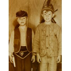 Children at fancy dress party