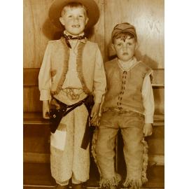 Children at fancy dress party