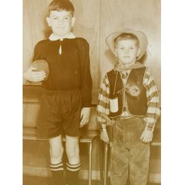 Children at fancy dress party