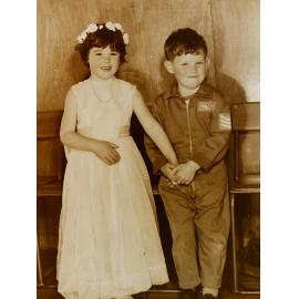 Children at fancy dress party