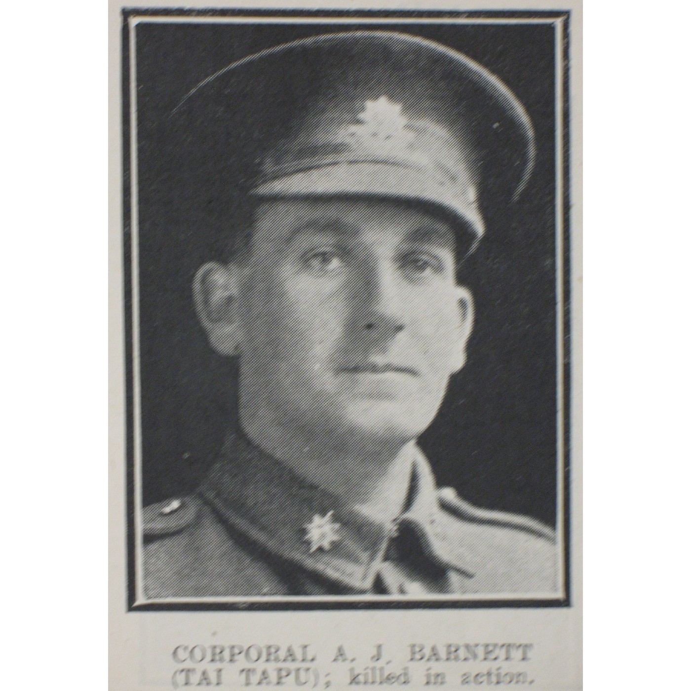 Corporal Arthur James Barnett