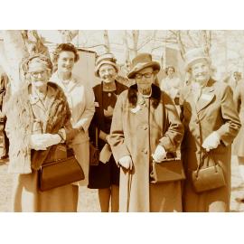 Group of women at Leeston Methodist Church Centenary, 1975