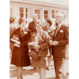Group standing outside church