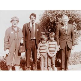 Group standing outside church