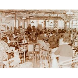 Interior of clothing factory