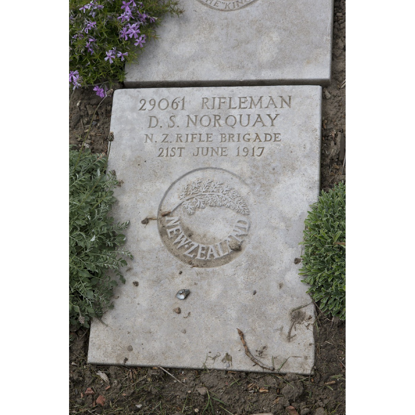 Rifleman Donald Smith Norquay