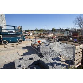 Paving outside Te Ara Ātea