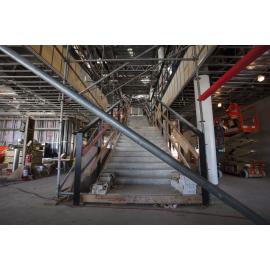 Constructing the staircase in Te Ara Ātea 