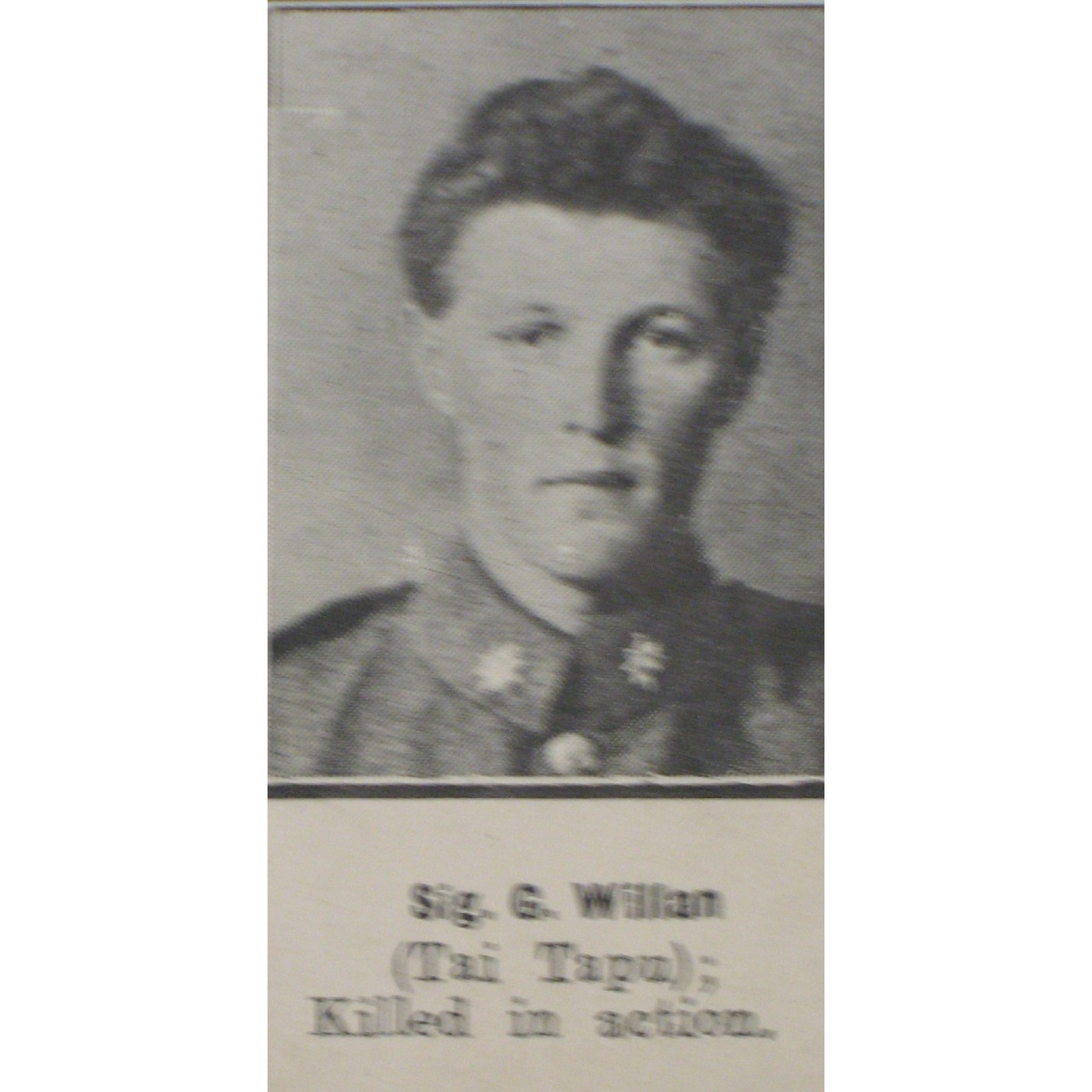 Private George Willan 