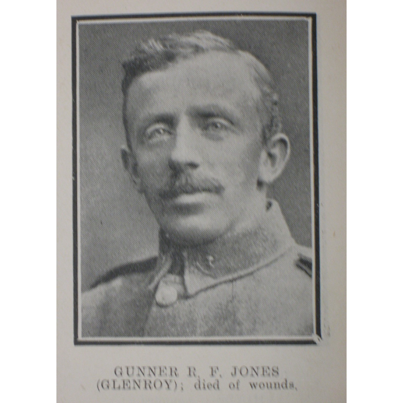 Gunner Richard Francis Jones