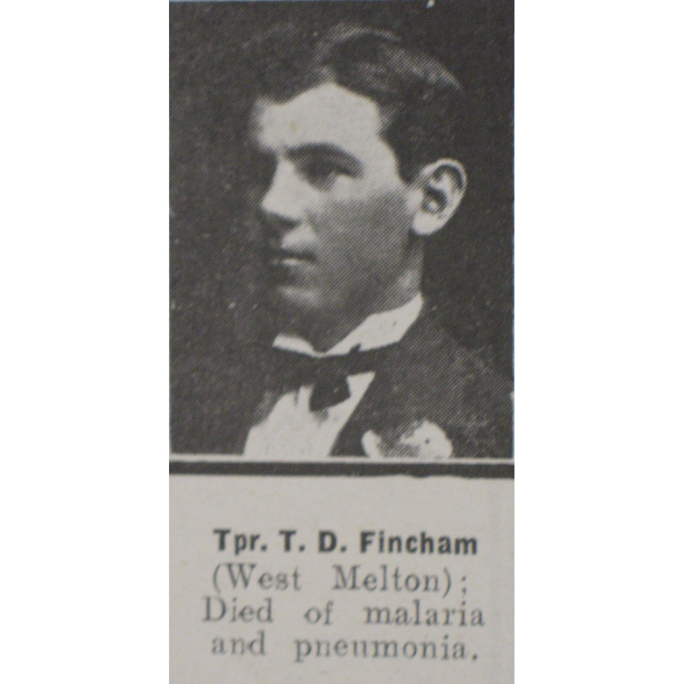 Trooper Thomas David Fincham