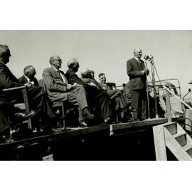 Mr M. E. Jenkins at the Kimberley Water Race opening