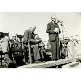 Hon. W. H. Gillespie at the Kimberly Water Race opening