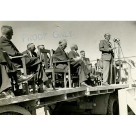 Mr H. G. Royds at the Kimberley Water Race opening