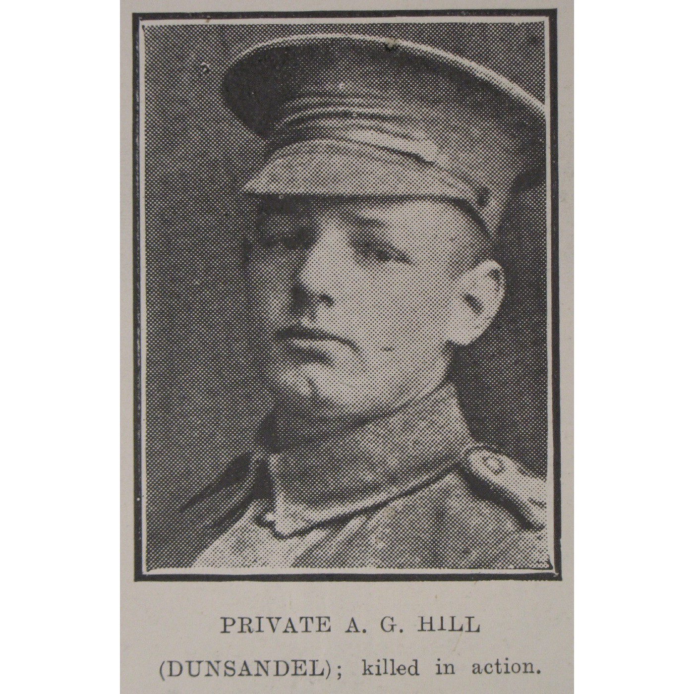 Private Arthur George Hill