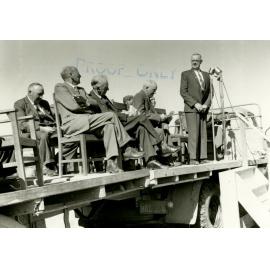 Mr W. R. Oliver at the Kimberley Water Race opening