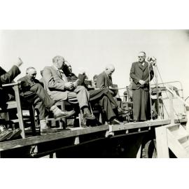 Mr J. E. Horrell at the Kimberley Water Race opening