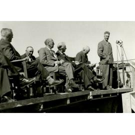 Mr W. H. Faulkner at the Kimberley Water Race opening