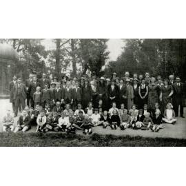 West Melton School Picnic at Ashburton Domain, 1936